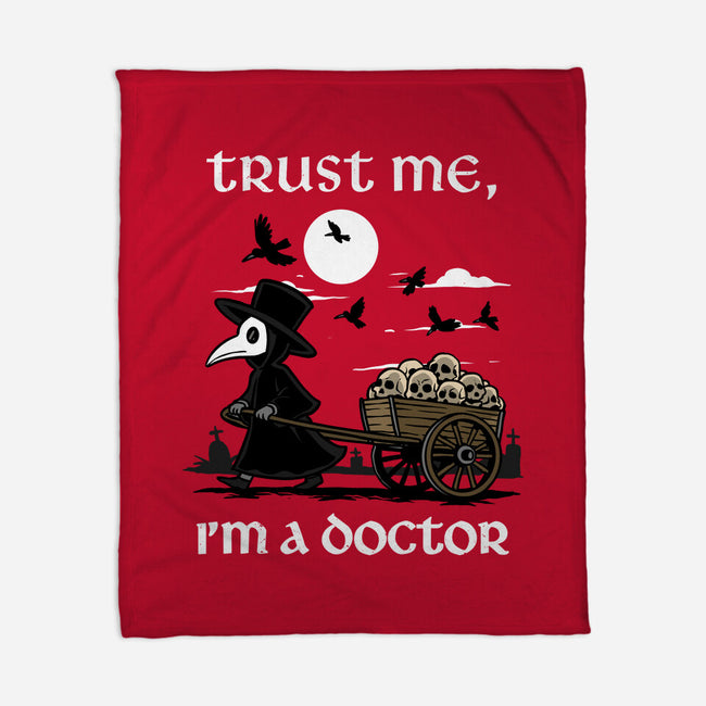 Trust Me I'm A Doctor-None-Fleece-Blanket-GoshWow
