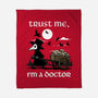 Trust Me I'm A Doctor-None-Fleece-Blanket-GoshWow