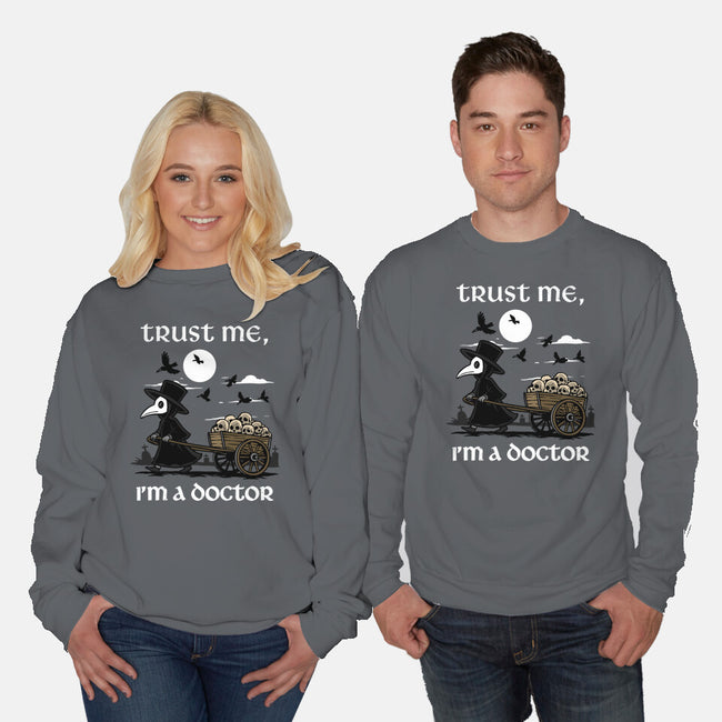 Trust Me I'm A Doctor-Unisex-Crew Neck-Sweatshirt-GoshWow