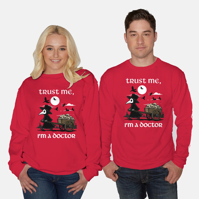 Trust Me I'm A Doctor-Unisex-Crew Neck-Sweatshirt-GoshWow