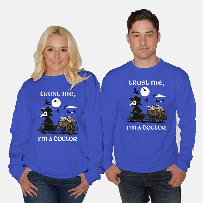 Trust Me I'm A Doctor-Unisex-Crew Neck-Sweatshirt-GoshWow