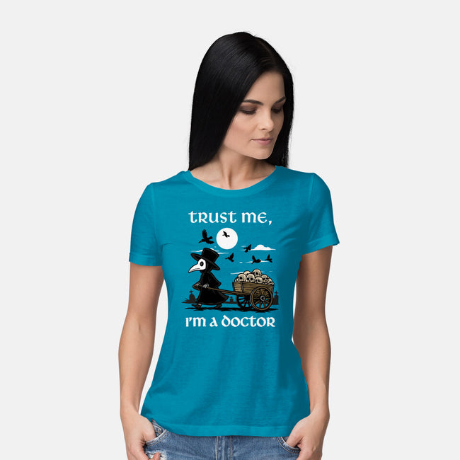 Trust Me I'm A Doctor-Womens-Basic-Tee-GoshWow