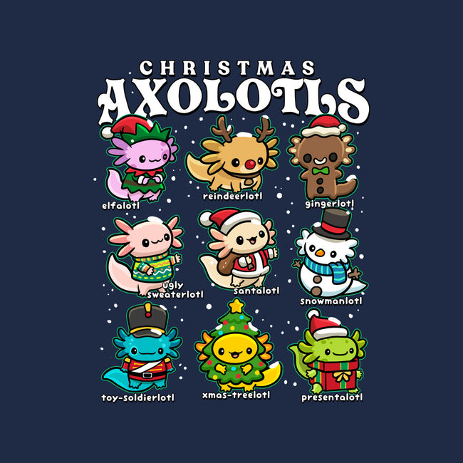 Christmas Axolotls-None-Drawstring-Bag-GoshWow