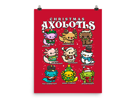 Christmas Axolotls