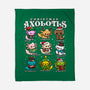 Christmas Axolotls-None-Fleece-Blanket-GoshWow
