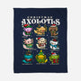 Christmas Axolotls-None-Fleece-Blanket-GoshWow
