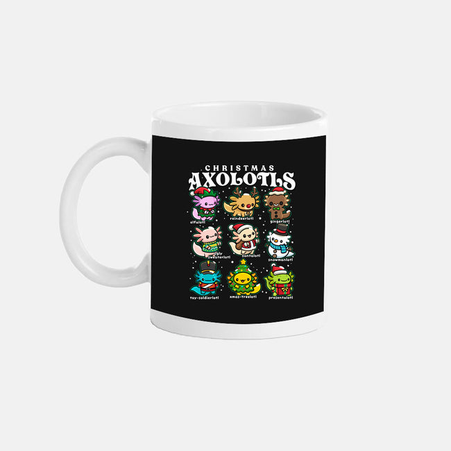 Christmas Axolotls-None-Mug-Drinkware-GoshWow