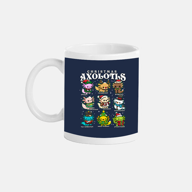 Christmas Axolotls-None-Mug-Drinkware-GoshWow