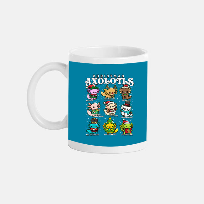 Christmas Axolotls-None-Mug-Drinkware-GoshWow