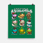 Christmas Axolotls-None-Matte-Poster-GoshWow