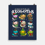 Christmas Axolotls-None-Matte-Poster-GoshWow
