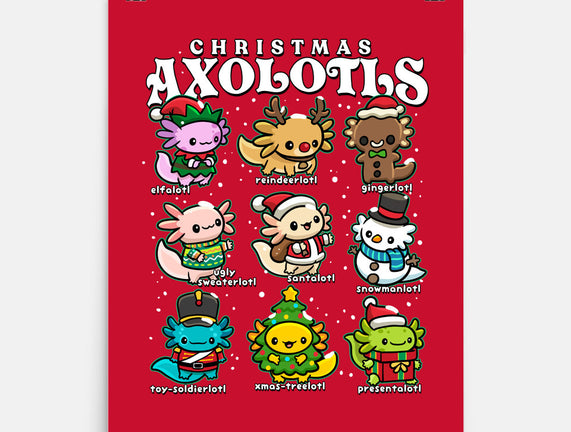 Christmas Axolotls