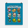 Christmas Axolotls-None-Matte-Poster-GoshWow