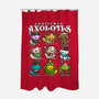 Christmas Axolotls-None-Polyester-Shower Curtain-GoshWow