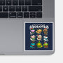Christmas Axolotls-None-Glossy-Sticker-GoshWow