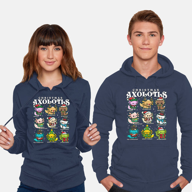 Christmas Axolotls-Unisex-Pullover-Sweatshirt-GoshWow