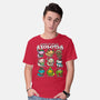 Christmas Axolotls-Mens-Basic-Tee-GoshWow