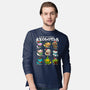 Christmas Axolotls-Mens-Long Sleeved-Tee-GoshWow