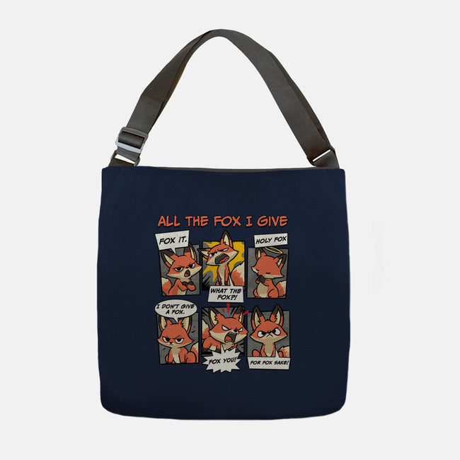 The Fox I Give-None-Adjustable Tote-Bag-GoshWow