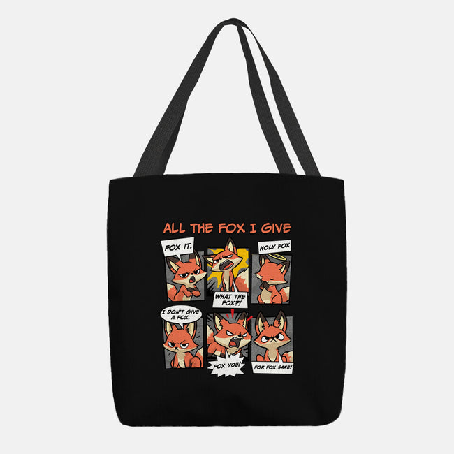The Fox I Give-None-Basic Tote-Bag-GoshWow