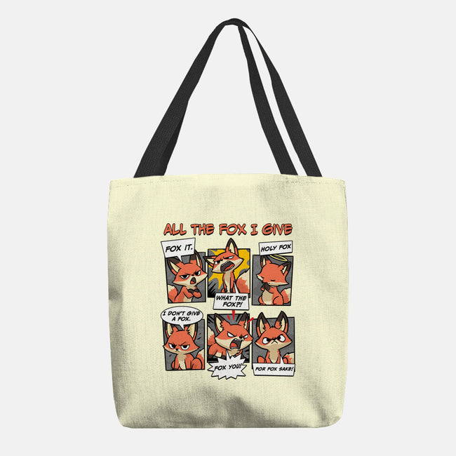 The Fox I Give-None-Basic Tote-Bag-GoshWow
