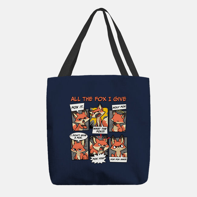 The Fox I Give-None-Basic Tote-Bag-GoshWow