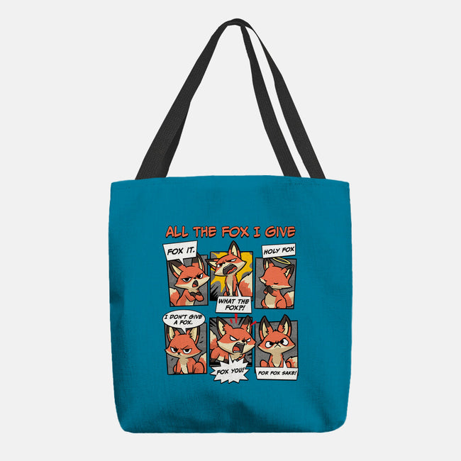 The Fox I Give-None-Basic Tote-Bag-GoshWow