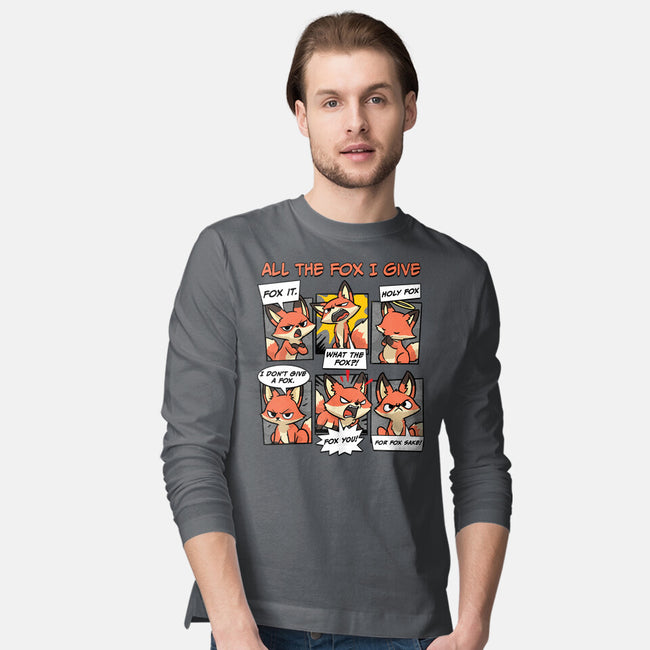 The Fox I Give-Mens-Long Sleeved-Tee-GoshWow