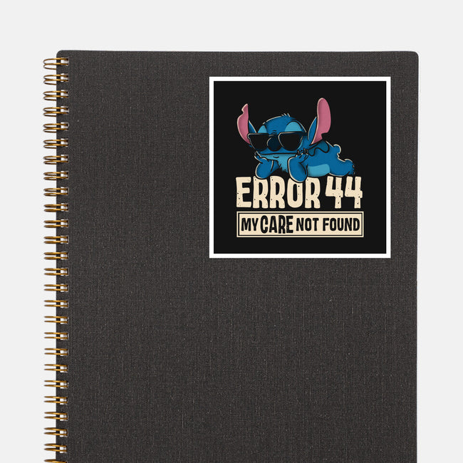 Care Not Found-None-Glossy-Sticker-turborat14