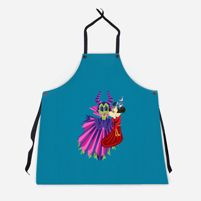 Some Imagination Huh-Unisex-Kitchen-Apron-DrawnByBryan