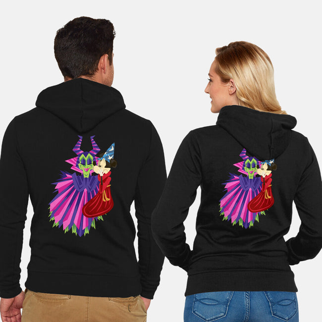 Some Imagination Huh-Unisex-Zip-Up-Sweatshirt-DrawnByBryan