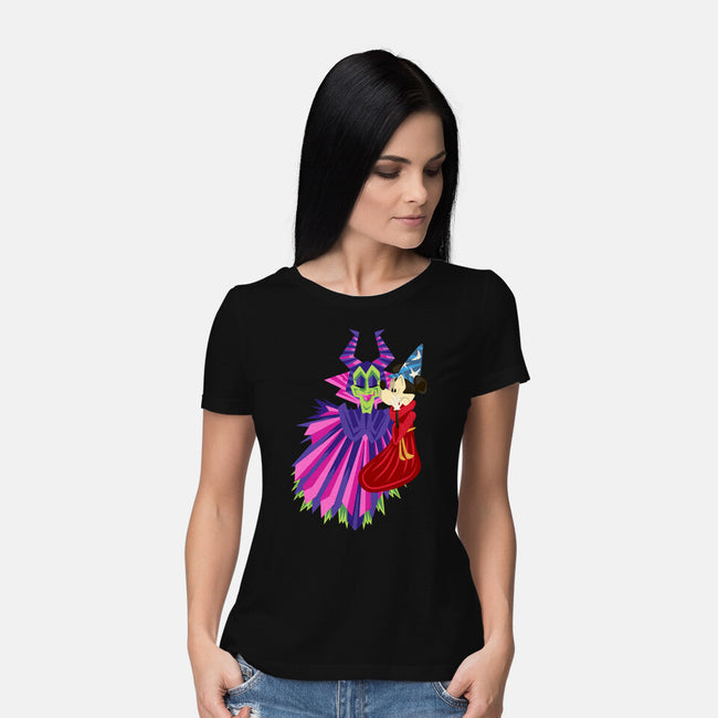 Some Imagination Huh-Womens-Basic-Tee-DrawnByBryan