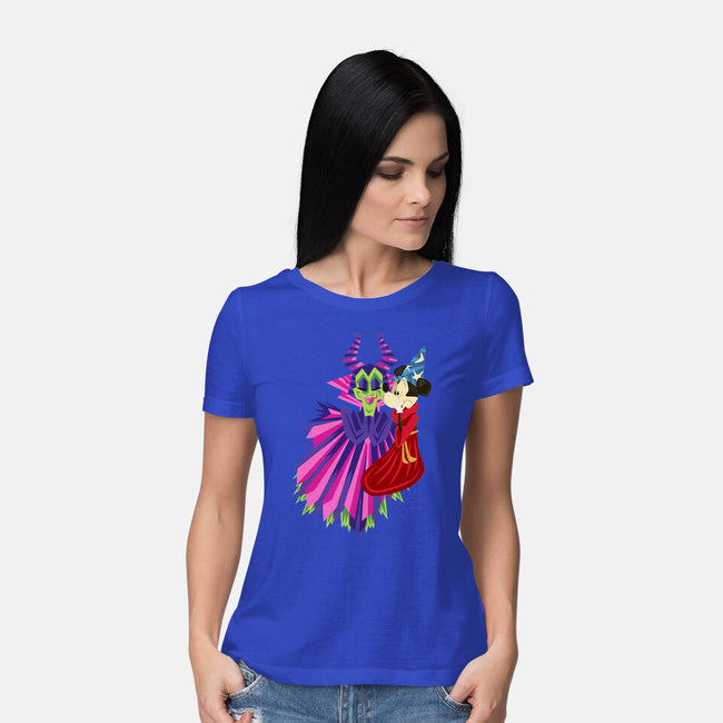 Some Imagination Huh-Womens-Basic-Tee-DrawnByBryan