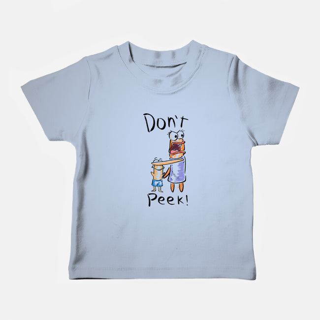 Don't Peek-Baby-Basic-Tee-nickzzarto