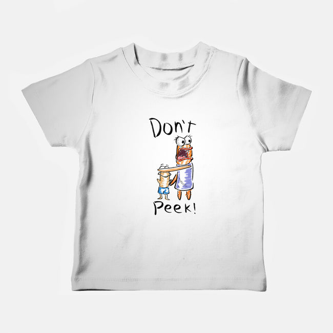 Don't Peek-Baby-Basic-Tee-nickzzarto