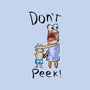 Don't Peek-Unisex-Crew Neck-Sweatshirt-nickzzarto