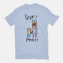 Don't Peek-Womens-Fitted-Tee-nickzzarto