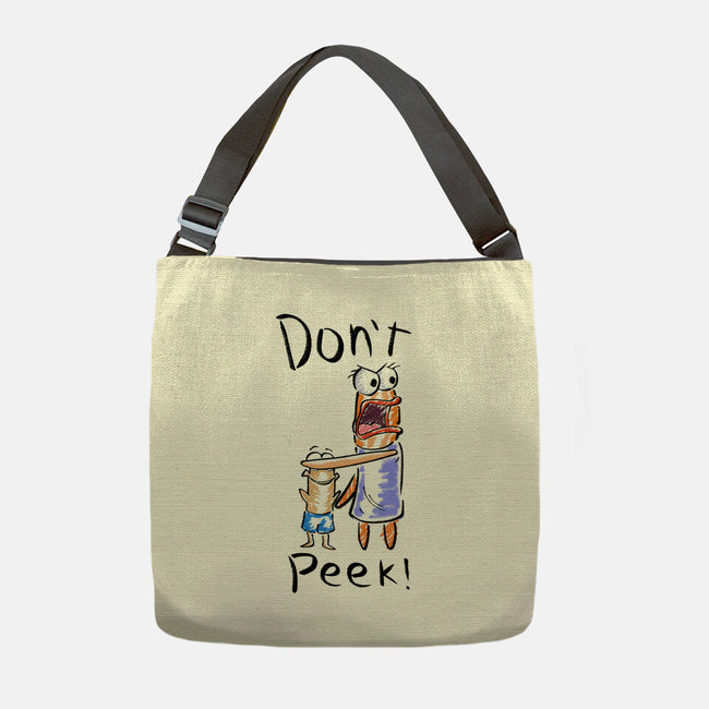 Don't Peek-None-Adjustable Tote-Bag-nickzzarto