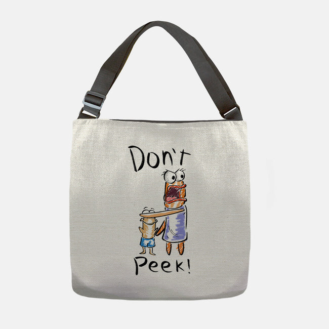 Don't Peek-None-Adjustable Tote-Bag-nickzzarto