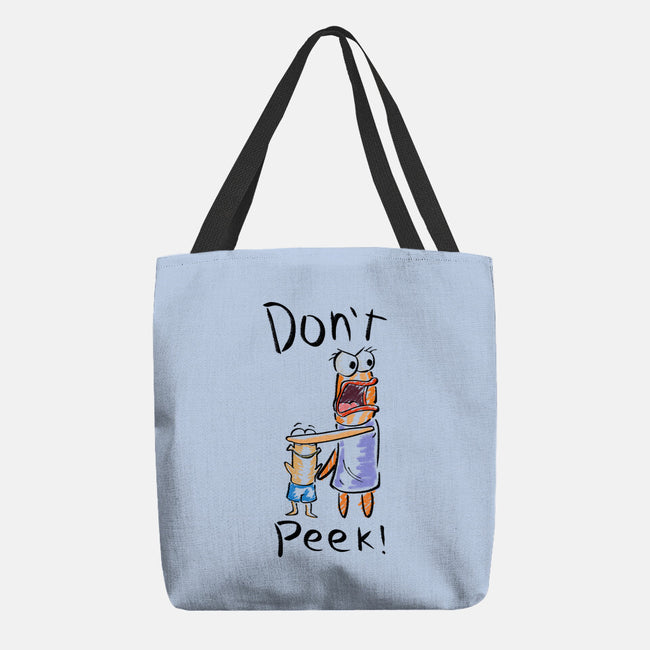 Don't Peek-None-Basic Tote-Bag-nickzzarto