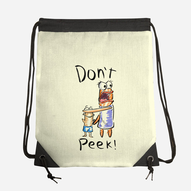 Don't Peek-None-Drawstring-Bag-nickzzarto