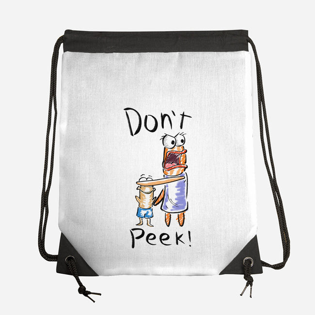 Don't Peek-None-Drawstring-Bag-nickzzarto