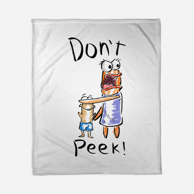 Don't Peek-None-Fleece-Blanket-nickzzarto