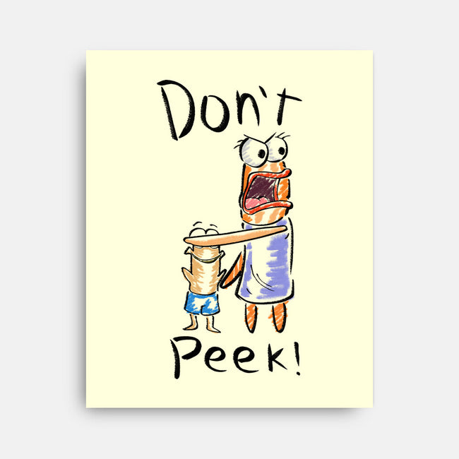 Don't Peek-None-Stretched-Canvas-nickzzarto