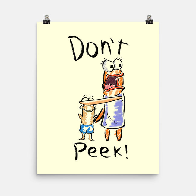 Don't Peek-None-Matte-Poster-nickzzarto