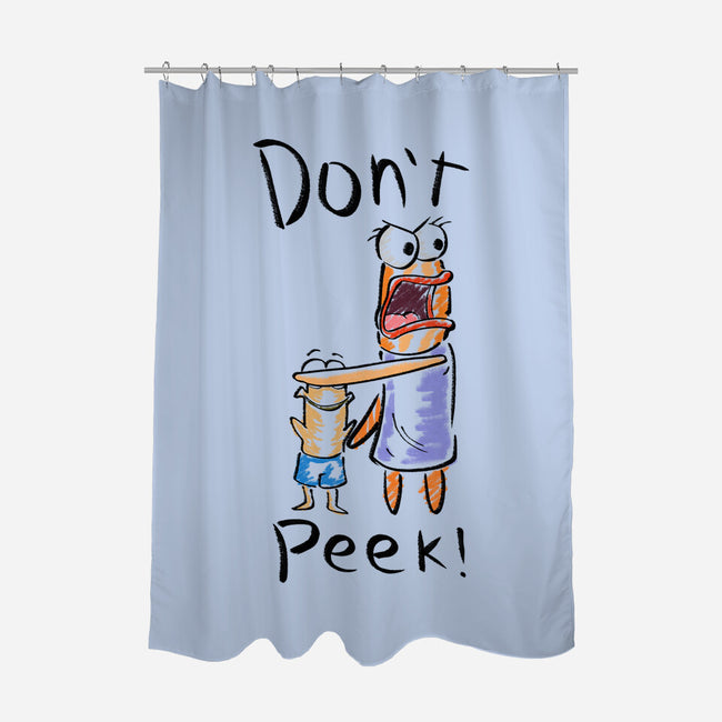 Don't Peek-None-Polyester-Shower Curtain-nickzzarto