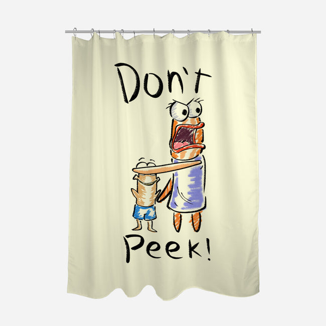 Don't Peek-None-Polyester-Shower Curtain-nickzzarto
