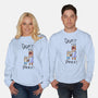 Don't Peek-Unisex-Crew Neck-Sweatshirt-nickzzarto