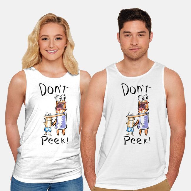 Don't Peek-Unisex-Basic-Tank-nickzzarto