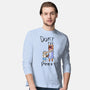 Don't Peek-Mens-Long Sleeved-Tee-nickzzarto